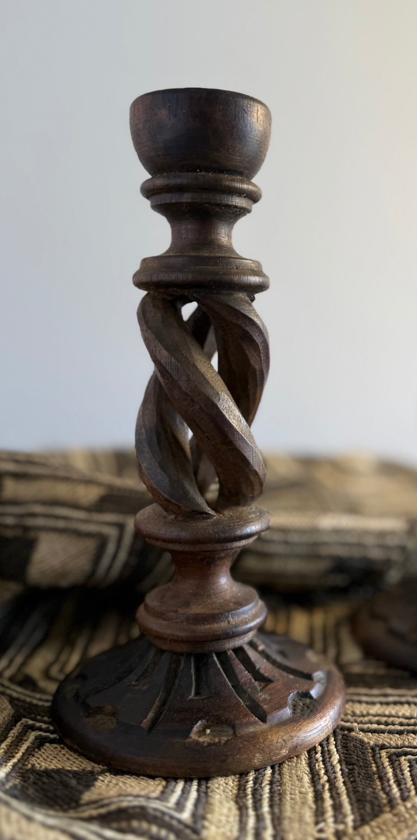 Barley Twist Candle Holders