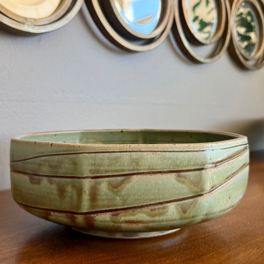 Green Ceramic Bowl