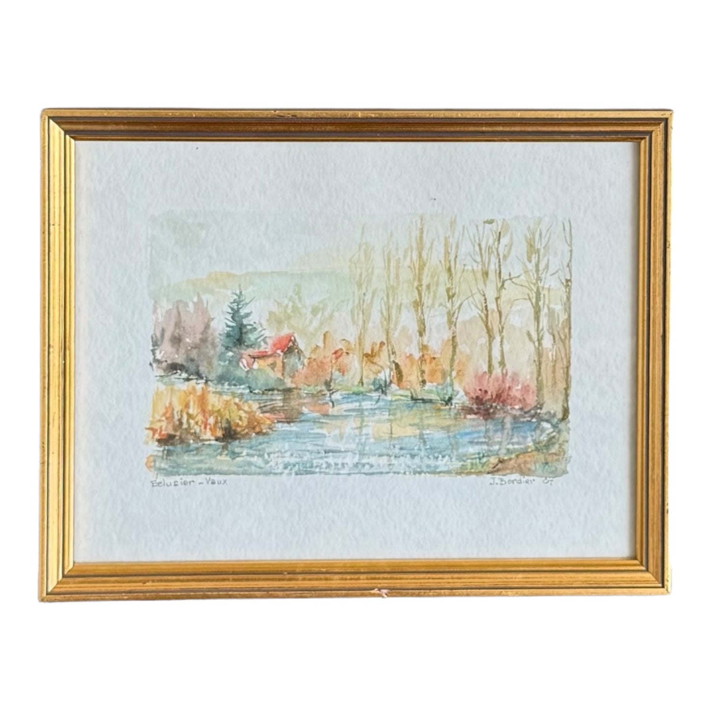 French Countryside Watercolor