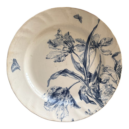 Blue Tulip Serving Plate