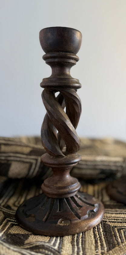 Barley Twist Candle Holders