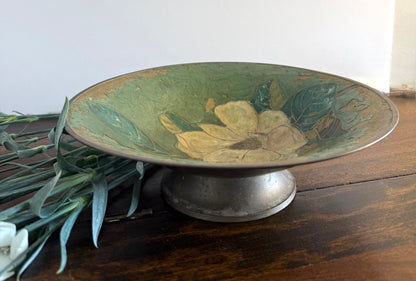 Magnolia Brass Plate