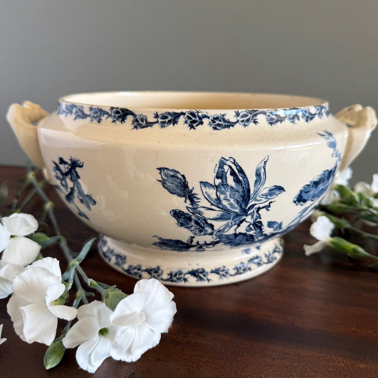 Blue Iris Tureen
