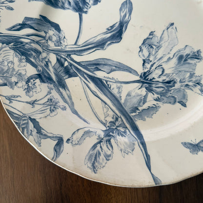 Blue Tulip Serving Plate