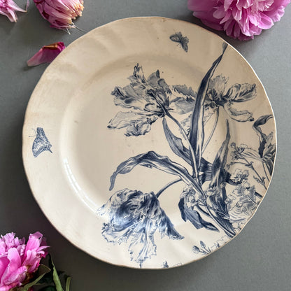 Blue Tulip Serving Plate