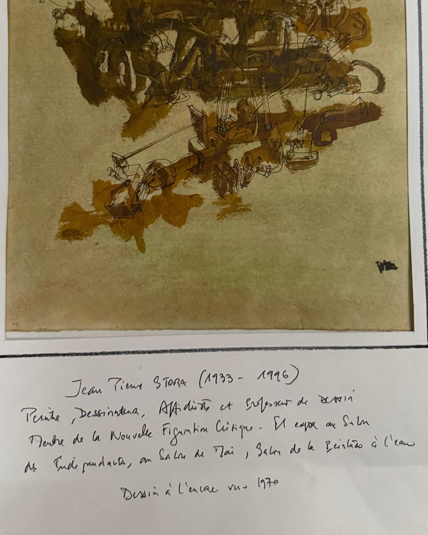 Abstract Ink Drawing