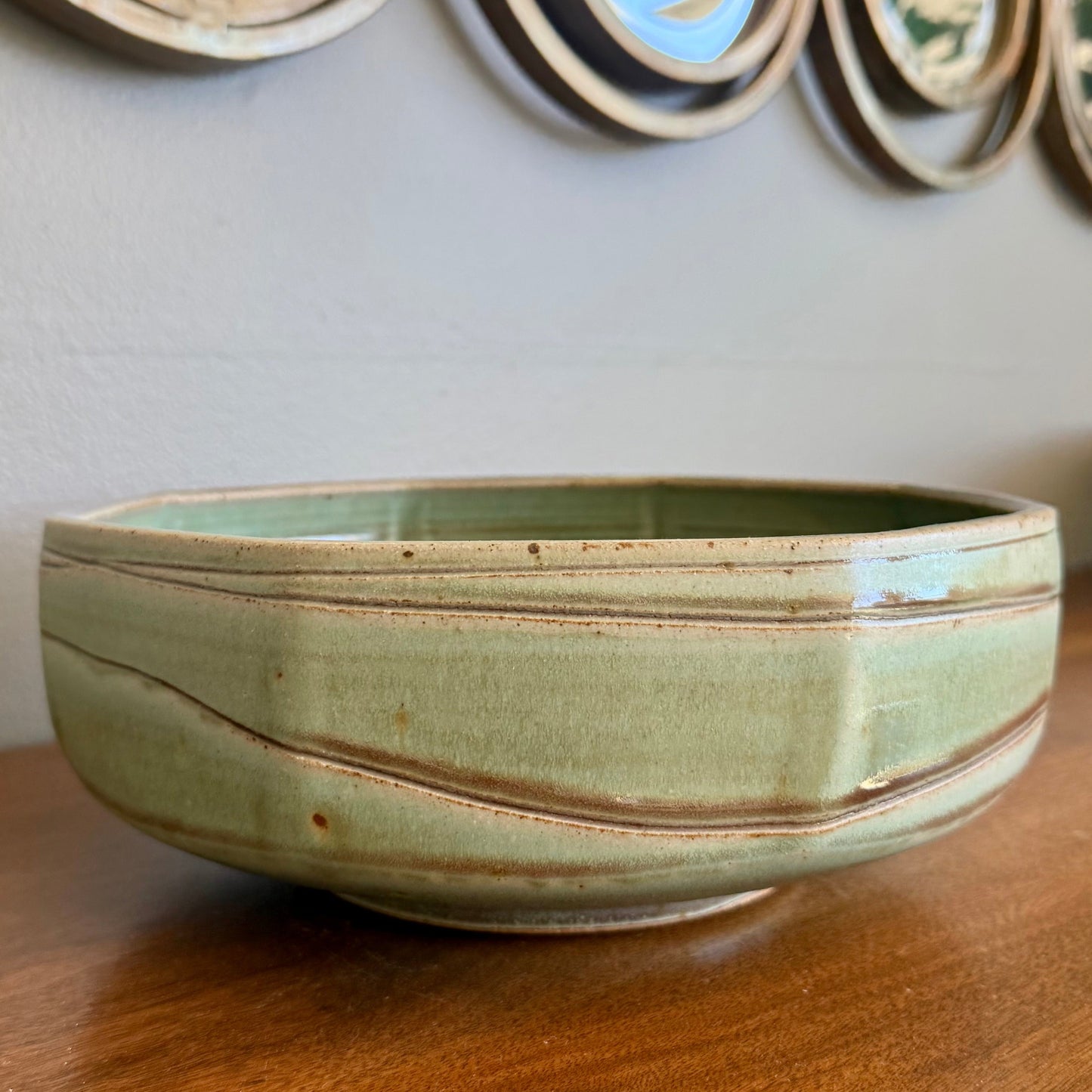 Green Ceramic Bowl
