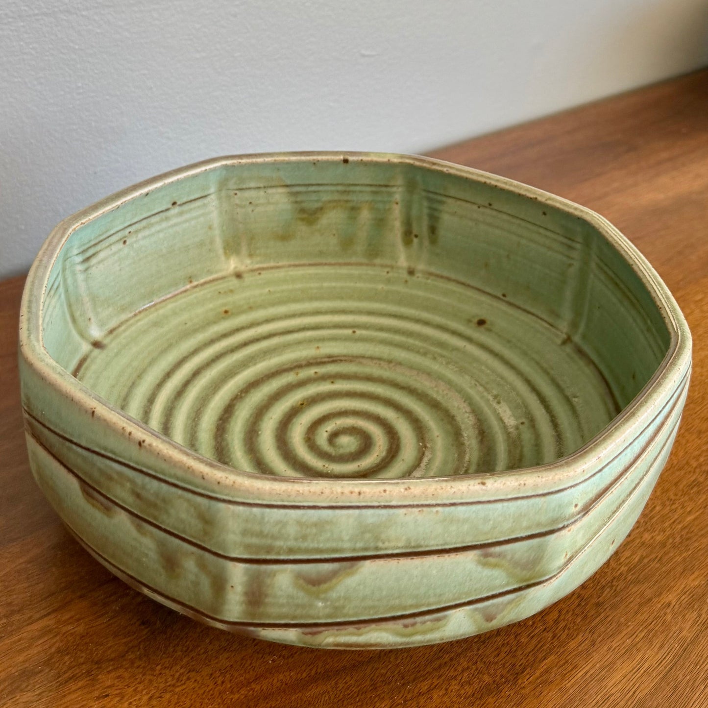 Green Ceramic Bowl