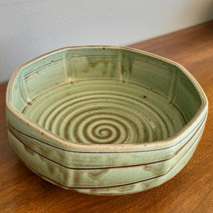 Green Ceramic Bowl