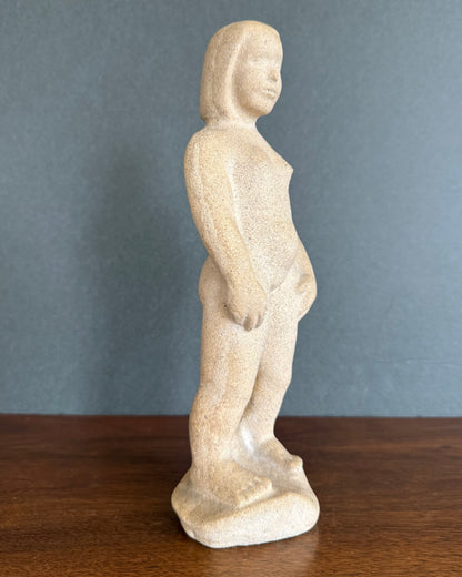 Stone Girl Figurine
