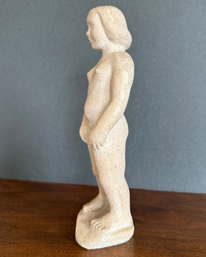 Stone Girl Figurine