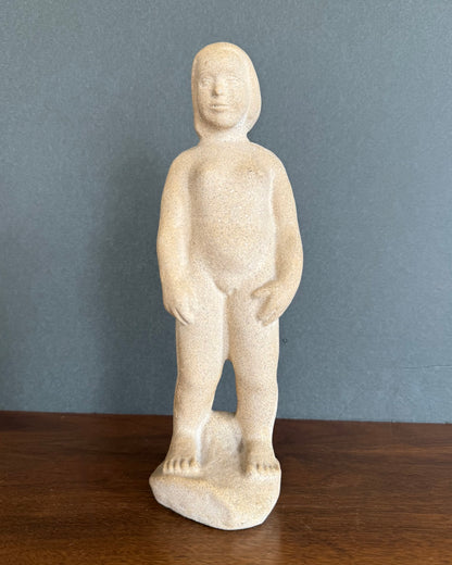 Stone Girl Figurine