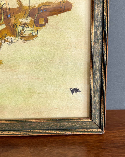 Abstract Ink Drawing