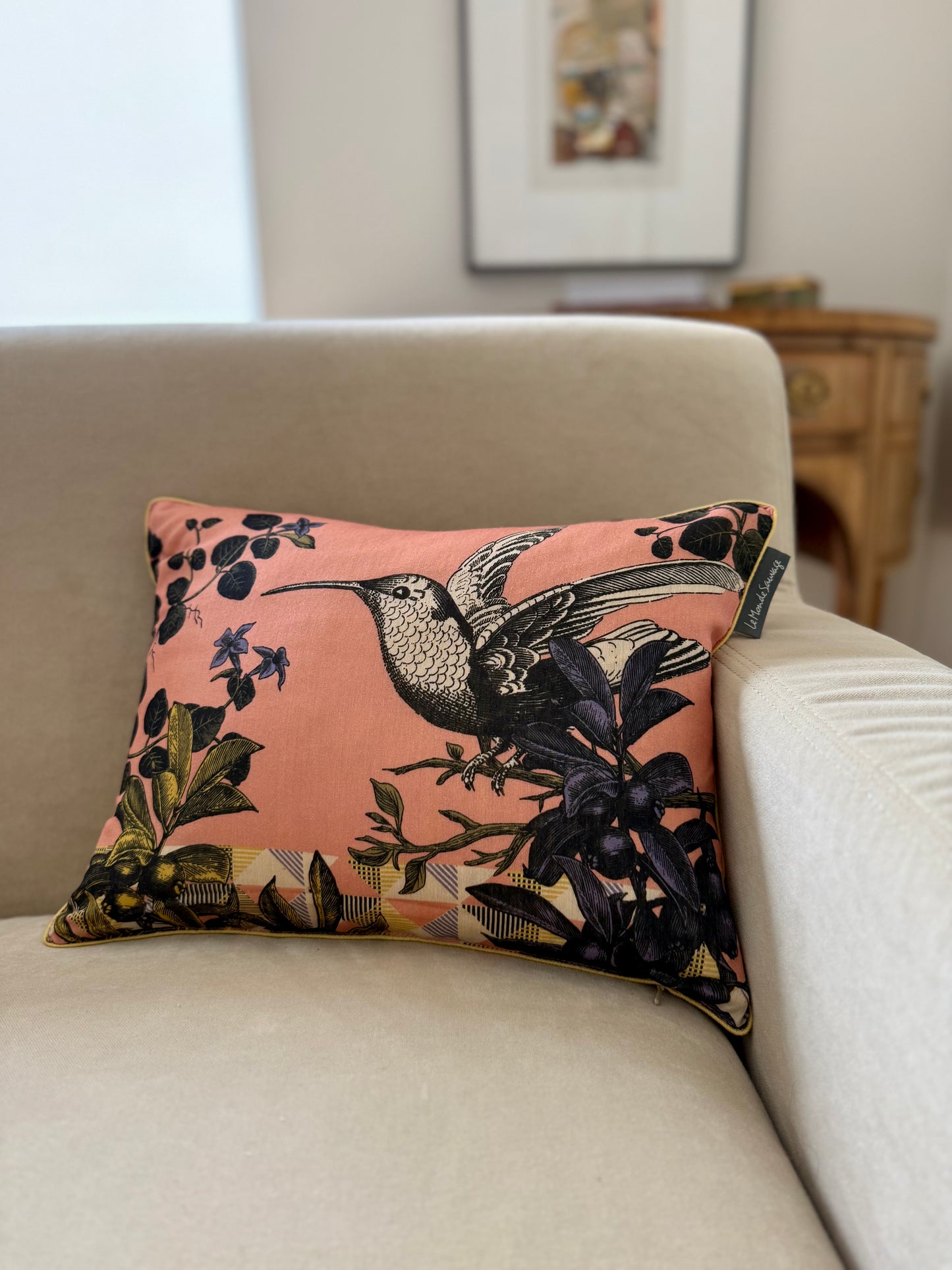 Hummingbird Pillows (set)