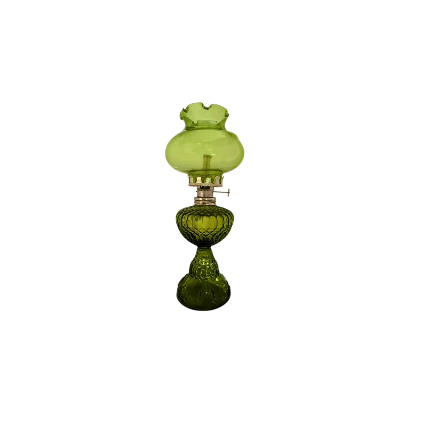 Emerald Green Oil Lamp