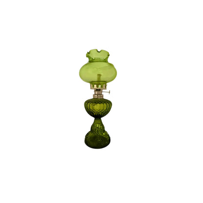 Emerald Green Oil Lamp