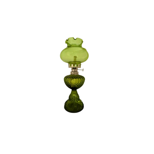 Emerald Green Oil Lamp