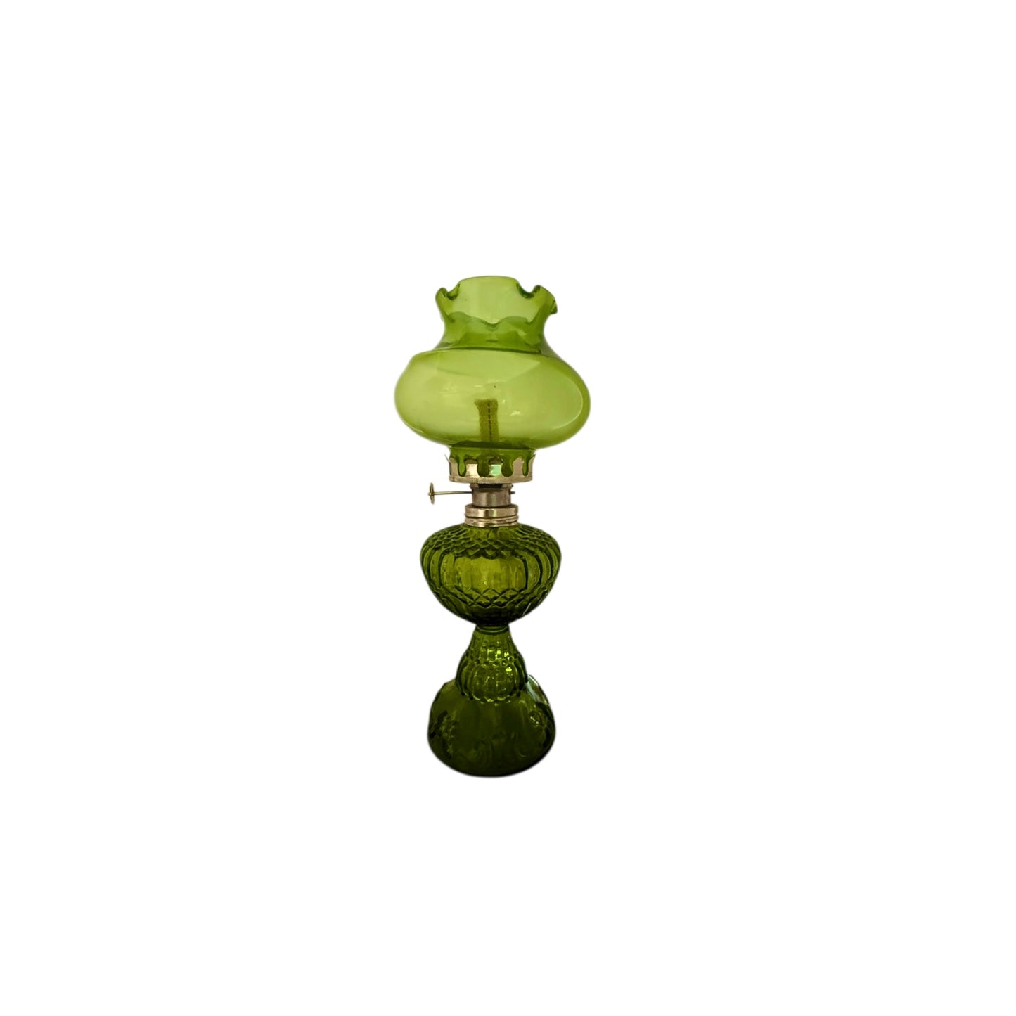 Emerald Green Oil Lamp