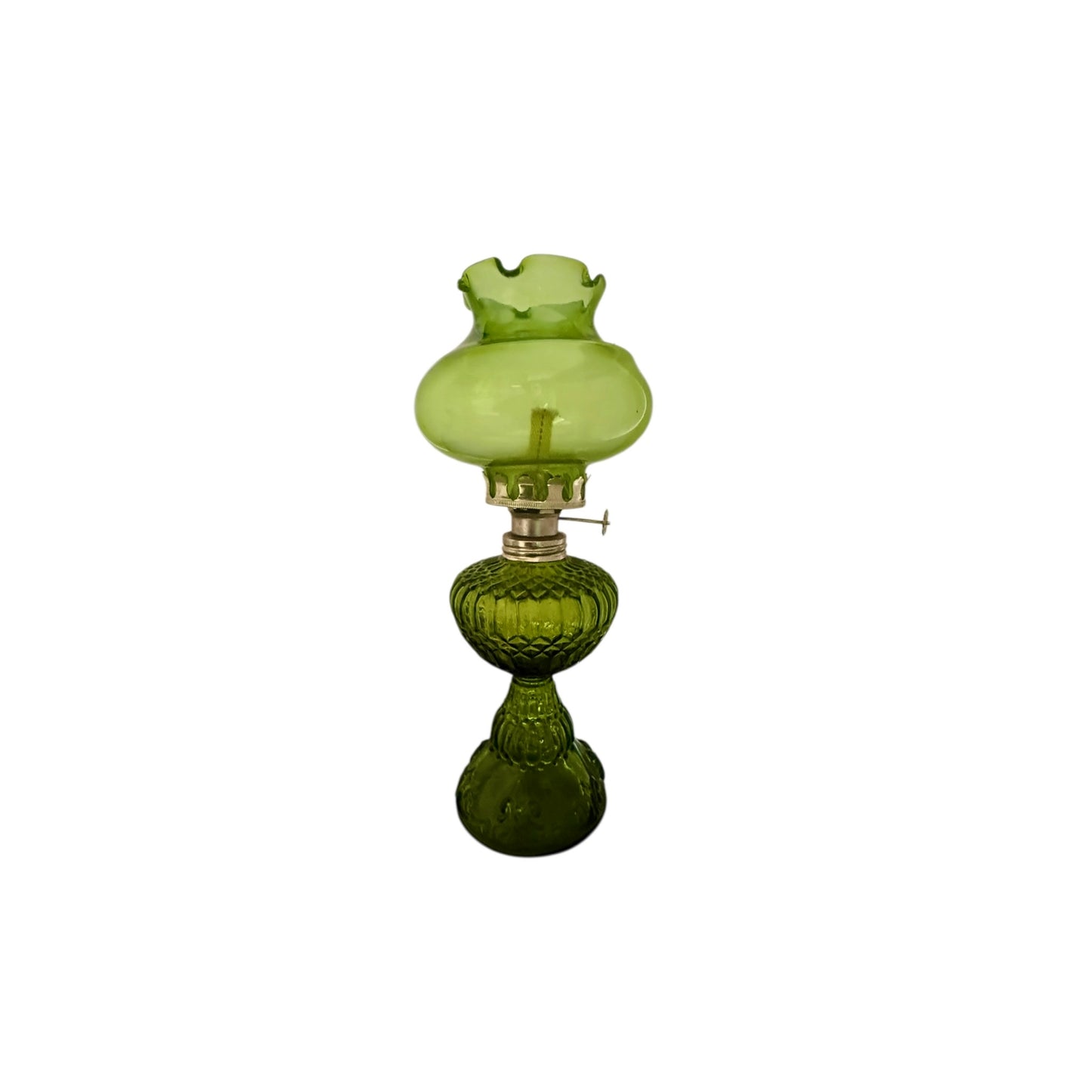 Emerald Green Oil Lamp