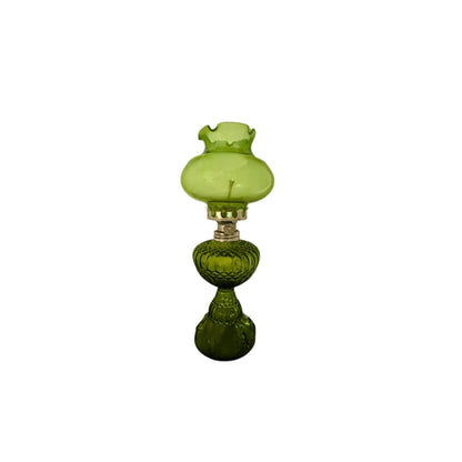 Emerald Green Oil Lamp
