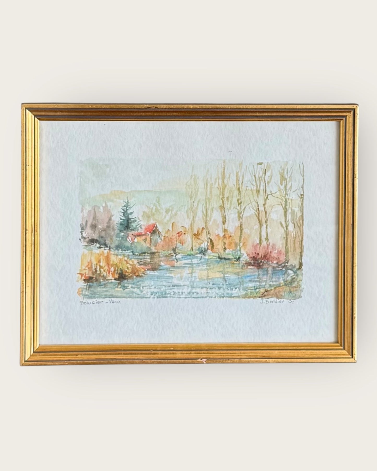 French Countryside Watercolor