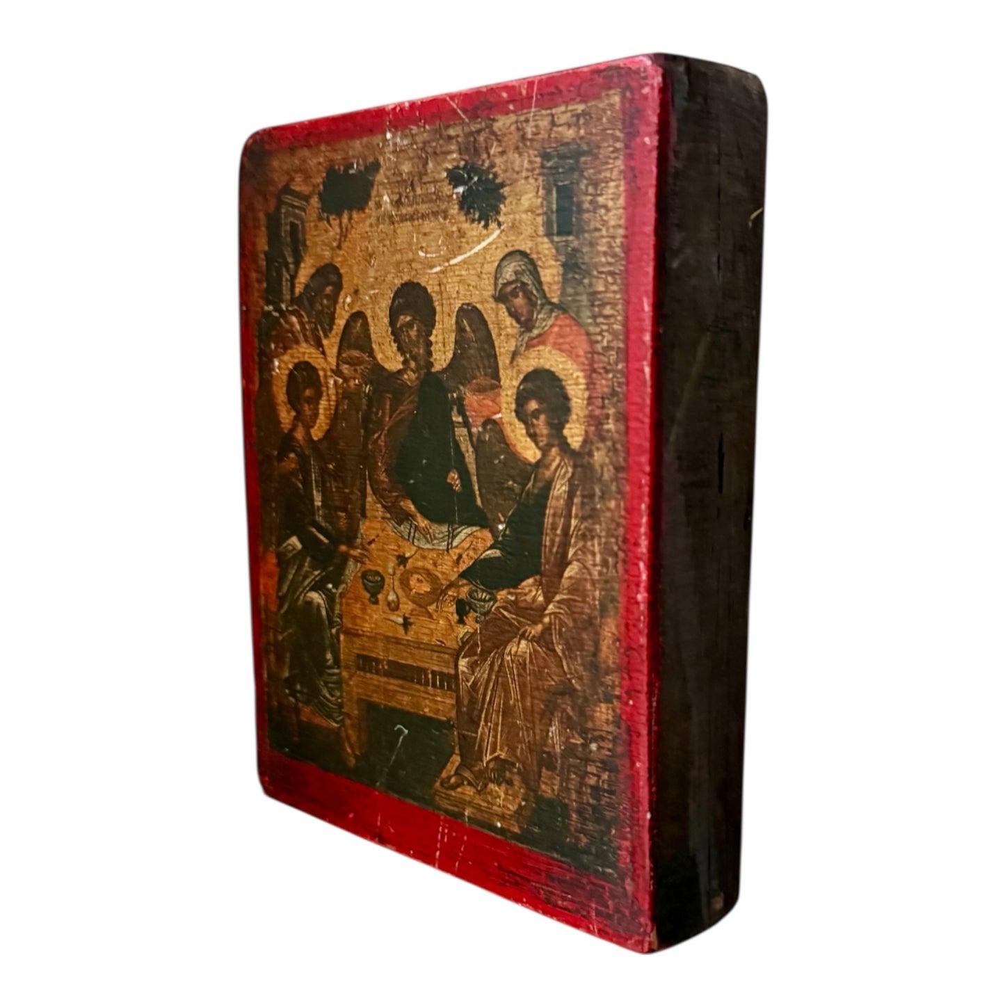 Hospitality of Abraham Wood Panel