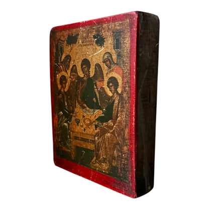 Hospitality of Abraham Wood Panel