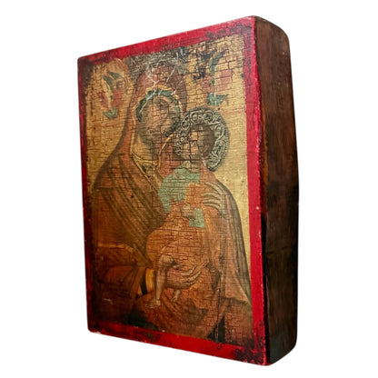Virgin Mary Wood Panel