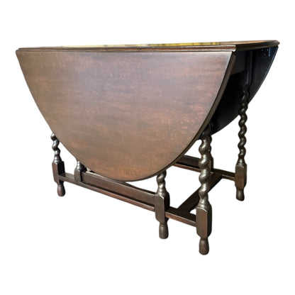 Barley Twist Gateleg Table
