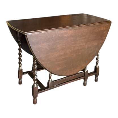 Barley Twist Gateleg Table